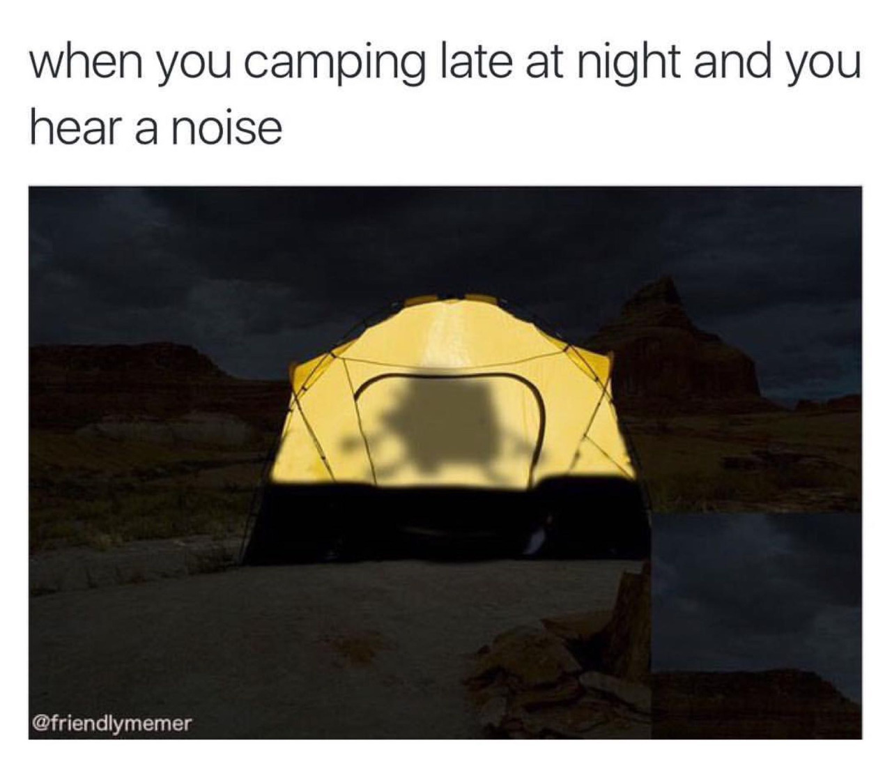 SpongeBob SquarePants Meme Caveman Camping On BingeMeme