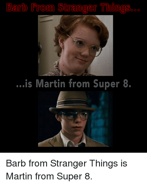 Stranger Things meme barb super 8 on Bingeclock