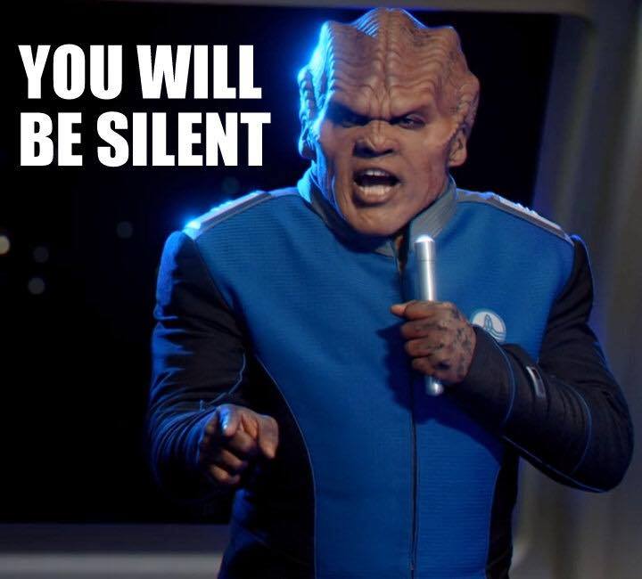 you will be silent